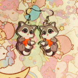 Boucles d'oreilles raton...