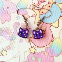 Mini boucles d'oreilles chat