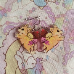 Boucles d'oreilles corgi glaçé