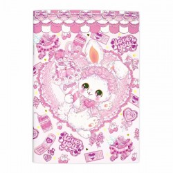 Carnet lapin rose