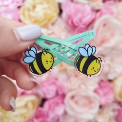 Barrettes abeilles