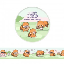 Washi tape panda roux