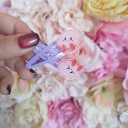 Barrettes macaron