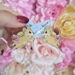 Barrettes corgi