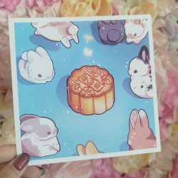 Carte petits lapins