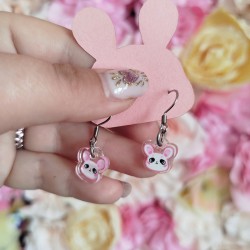 Boucles d'oreilles lapin
