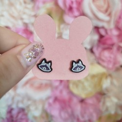 Boucles d'oreilles raton...