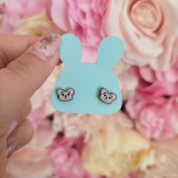 Boucles d'oreilles koala
