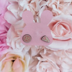 Boucles d'oreille pizza