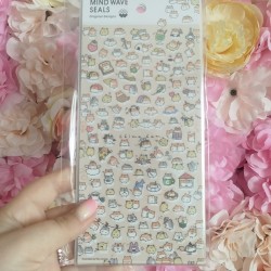 Planche de stickers hamster...
