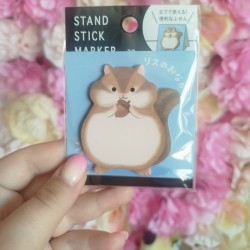 Sticky note écureuil kawaii