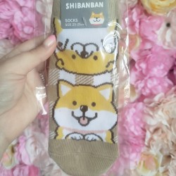 Chaussettes kawaii shiba inu