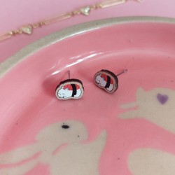 Boucles d'oreille sushi...