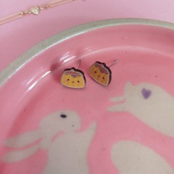 Boucles d'oreilles ptit flan