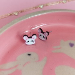 Boucles d'oreilles lapin