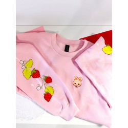 Pull lapin et fraises