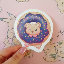 Sticker donuts