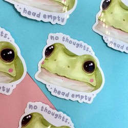 Stickers no thoughts