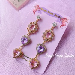 Boucles d'oreilles coeur